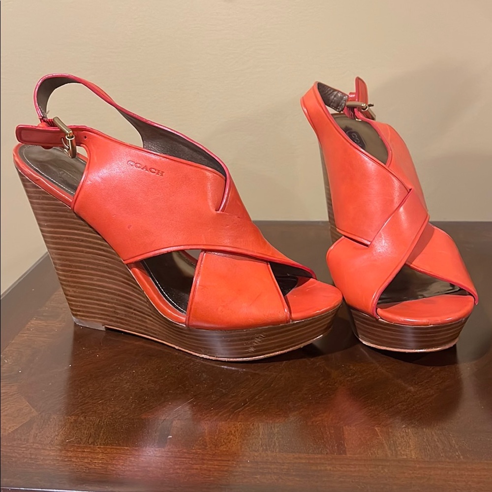 Coach Wedge Shoe- size 9